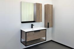 Тумба с раковиной COMFORTY Бонн 90 дуб темный Quadro 90