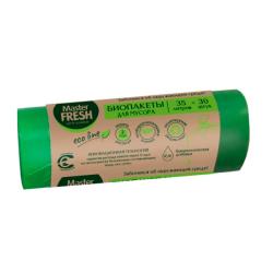 Пакеты д/мусора биоразлагаемые 35л (30шт), 7мкм /Master FRESH/