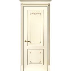 Дверное полотно ТЕКОНА Смальта 14 слоновая кость глухое 2000*900 мм