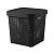 Корзина для хранения с крышкой BLACK 20 л /Пластик Репаблик/