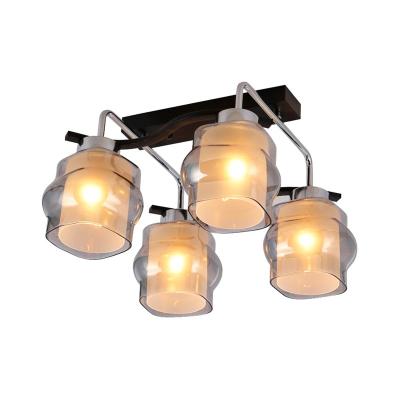 Люстра ЛАЙТ СФЕРА 07032/4 Black+chrome Черный, хром