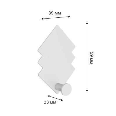 Крючок KLEBER River белый