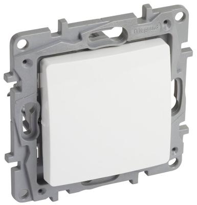Механизм переключателя LEGRAND Etika 1 клавиша перекрестный белый 672209