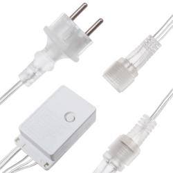 Гирлянда Сеть TDM 8 режимов белый холодный 1,5*1,5 м