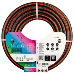 Шланг поливочный FITT Profy Черный, красный 1/2" 25 м