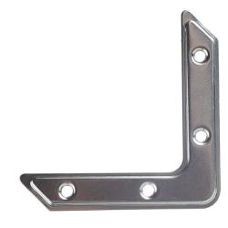 Уголок оконный Цинк белый 75*2 мм