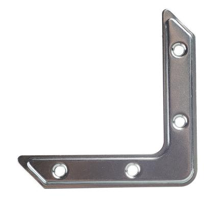 Уголок оконный Цинк белый 75*2 мм Уголок оконный Цинк белый 75*2 мм