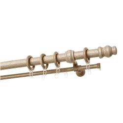 Карниз УЮТ Тренд гладкий с U-шиной Клен 3 м