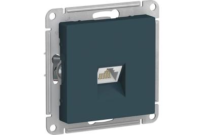 Механизм розетки компьютерной SYSTEME ELECTRIC Atlas design RJ45 изумруд ATN000883