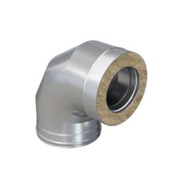 Колено-сэндвич FERRUM HF 30-50Z AISI 430 90° 0,8 мм 200/280 мм