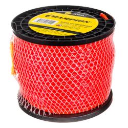 Леска для триммера CHAMPION Twisted square витой квадрат 4 мм 95 м