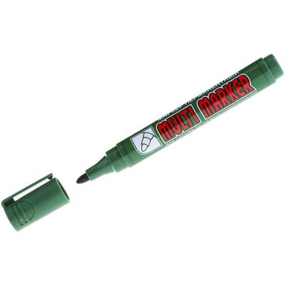 Маркер перманентный CROWN CPM-800 зеленый 3 мм