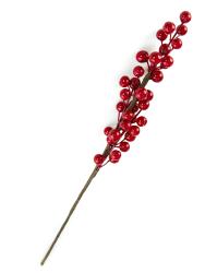 Декоративная веточка АЗАЛИЯ Еловая красный 43 см