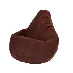Кресло-мешок DREAMBAG Велюр Коричневый 95*135 см