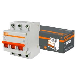 Автоматический выключатель TDM ВА47-63 3Р 50 А С 4,5 кА