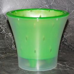 Горшок пластиковый ЛИВИНГРИН Ванда Зеленый 2 л