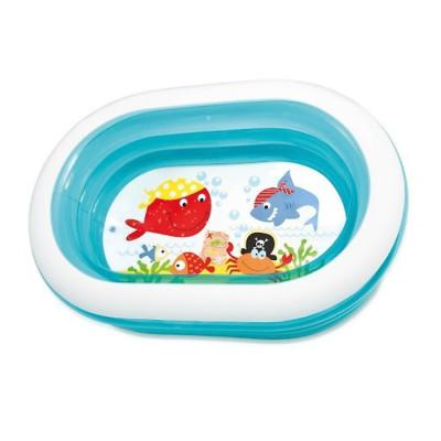 Бассейн надувной INTEX Пираты 163*107*46 см 57482