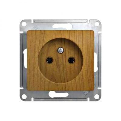 Механизм розетки сетевой SYSTEME ELECTRIC Glossa дуб GSL000541