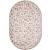 Ковер MIRANDA D967 овал BEIGE размер 1 x 2 м
