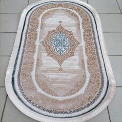 Ковер Ascona 4115A BLUE овал  размер 0,7*1,4м