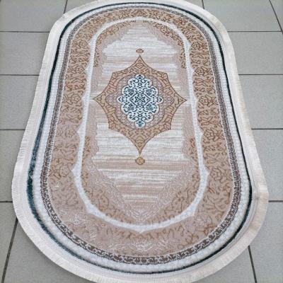 Ковер Ascona 4115A BLUE овал  размер 0,7*1,4м