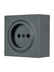 Розетка сетевая LEZARD Leto графит 752-3400-121B