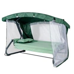 Качели садовые УДАЧНАЯ МЕБЕЛЬ Империя Антрацит 261*143*189 см