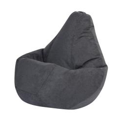 Кресло-мешок DREAMBAG Велюр Графит 110*150 см