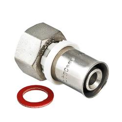 Муфта VALTEC с накидной гайкой пресс 16 мм 1/2" VTm.222.N.001604