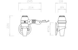 Фен NOFER Hotelline 