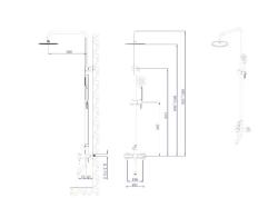 Душевая система RUSH Melos SUS1101-40