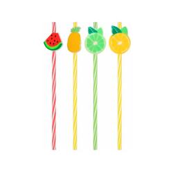 Трубочки д/коктейля ТРОПИКАНКА, 4шт/Мультидом/