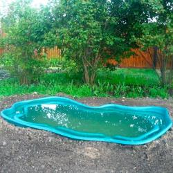 Пруд декоративный БАЙКАЛ Зеленый 231*141*50 cм