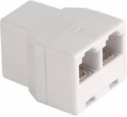 Двойник телефонный гнездо 6Р4С