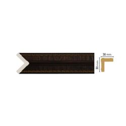 Угол DECOMASTER Темный шоколад 30*30*2400 мм 116-1