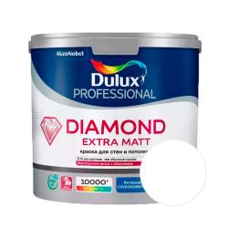 Краска DULUX Diamond Extra Matt для стен и потолков Белый 2,5 л