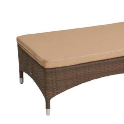 Шезлонг GARDEN STORY Мальта-2 Коричневый 190*50*70 см