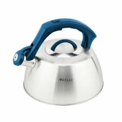 Чайник мет. 2,6л со свистком /KL-4355/Kelli/