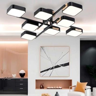 Люстра AMBRELLA Comfort FL4890/8 BK/WD Черный