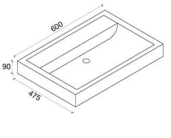 Тумба с раковиной BELLEZZA Рокко 60 