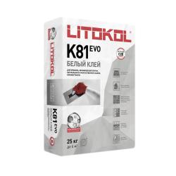 Плиточный клей LITOKOL Litoflex K81 белый C2E 25 кг