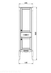 Пенал ASB WOOD LINE Модерн 40 L 41,8*160 см