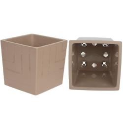 Горшок пластиковый ЛИВИНГРИН Квадро Фраппе 6,6 л