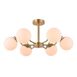 Люстра ЛАЙТ СФЕРА 74534/6 Antique brass Латунь
