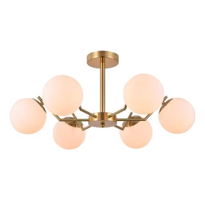 Люстра ЛАЙТ СФЕРА 74534/6 Antique brass Латунь