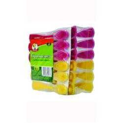 Прищепкa УМНИЧКА Для деликатной одежды 6 шт D0845