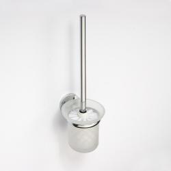 Ерш туалетный BEMETA Omega стеклянный с белой щеткой