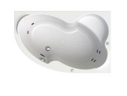 Ванна акриловая RADOMIR Ирма R Стандарт-Chrome полотенцедержатель 169*110 см