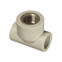 Тройник ПП FV PLAST полипропилен комбинированный 25 мм 3/4" ВР