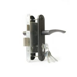 Замок врезной ЗЕНИТ ЗВ4-3.07 Серебро